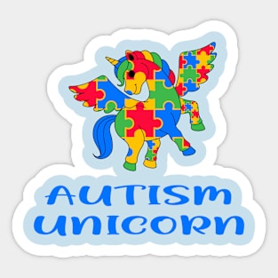 Autism Unicorn Sticker